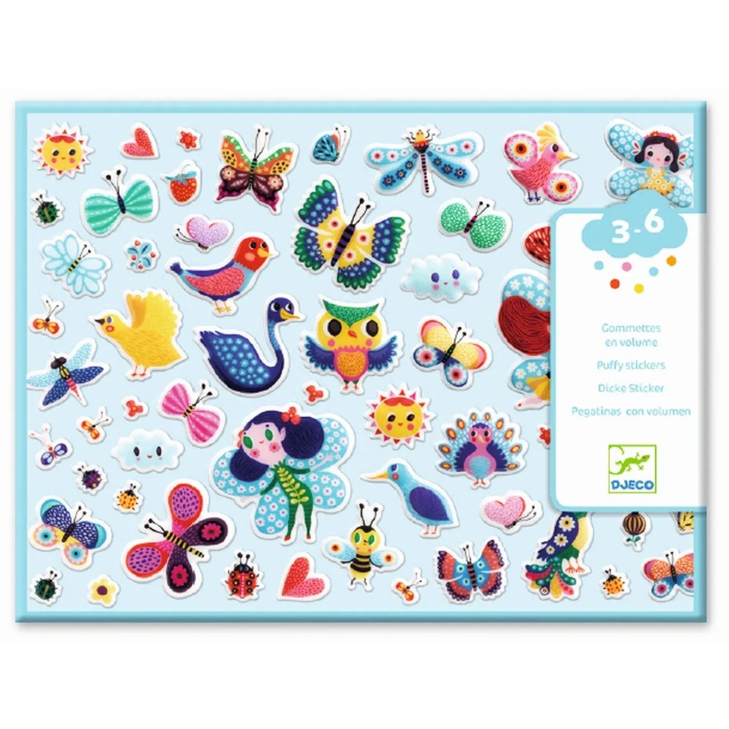 3D kleebised "Little wing creatures"-Lastemängud-Brain Games OÜ