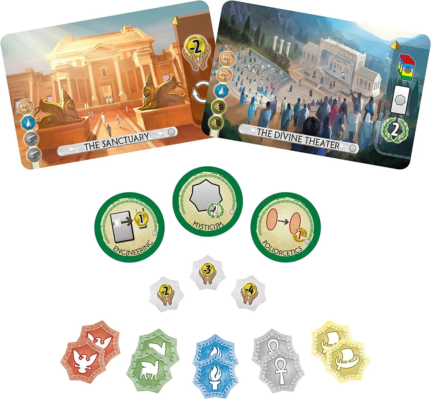 7 Wonders Duel - Pantheon-001 Board / Card Games-Brain Games OÜ