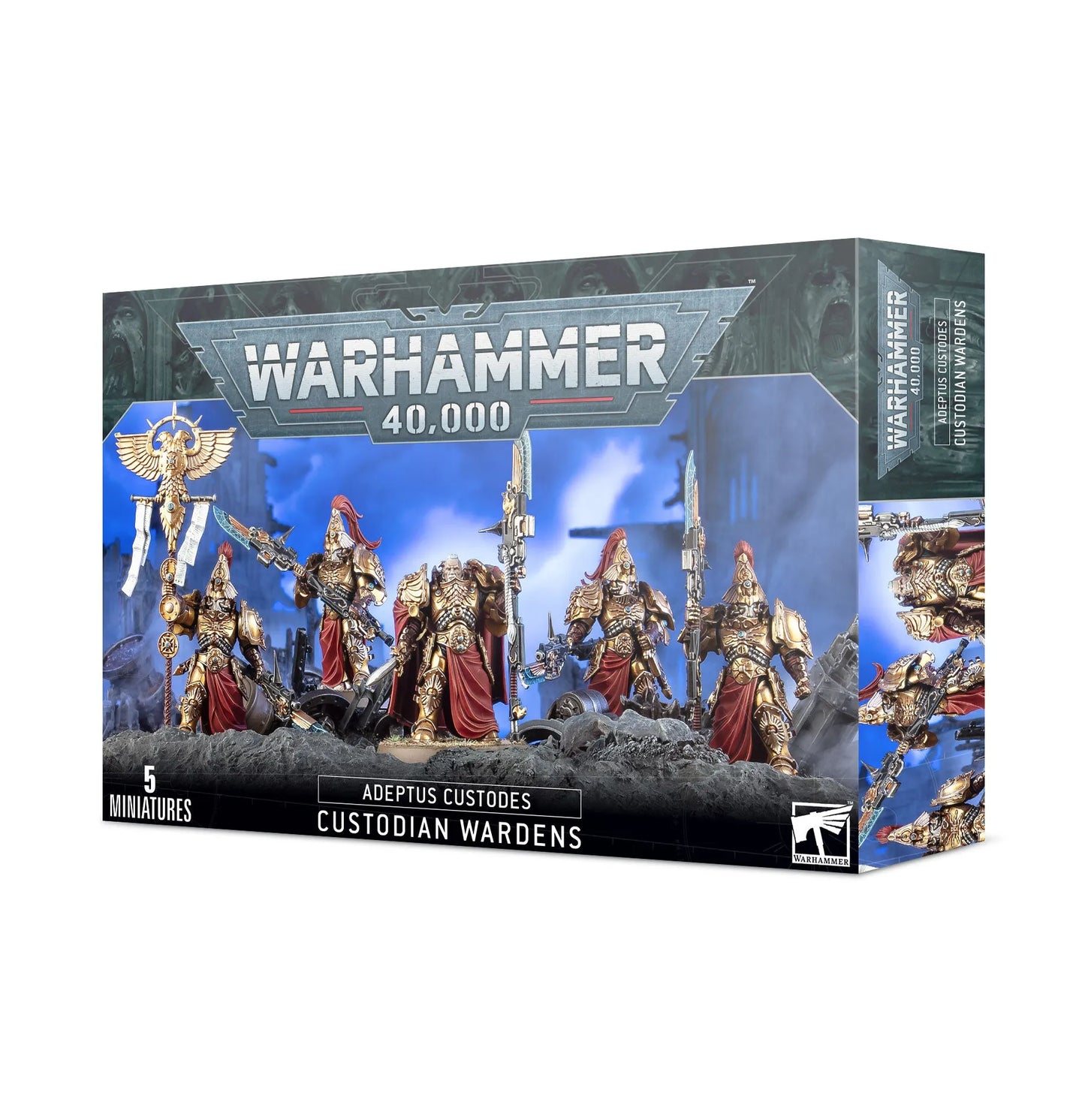 Adeptus Custodes: Custodian Wardens-003 Miniature Gaming-Brain Games OÜ
