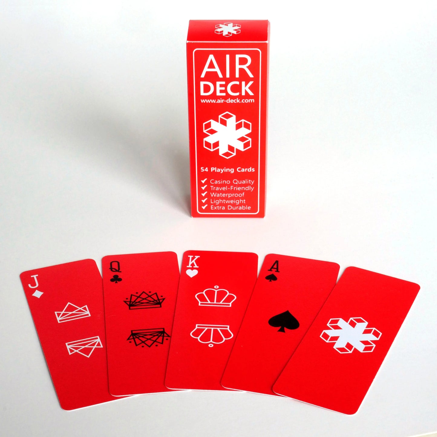 Air Deck punane-w105 WHS Poker Sets-Brain Games OÜ