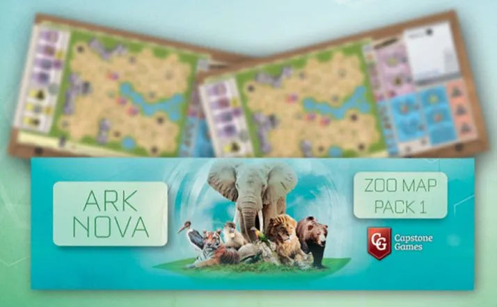 Ark Nova: Zoo Map Pack 1-101 Board / Card Games-Brain Games OÜ