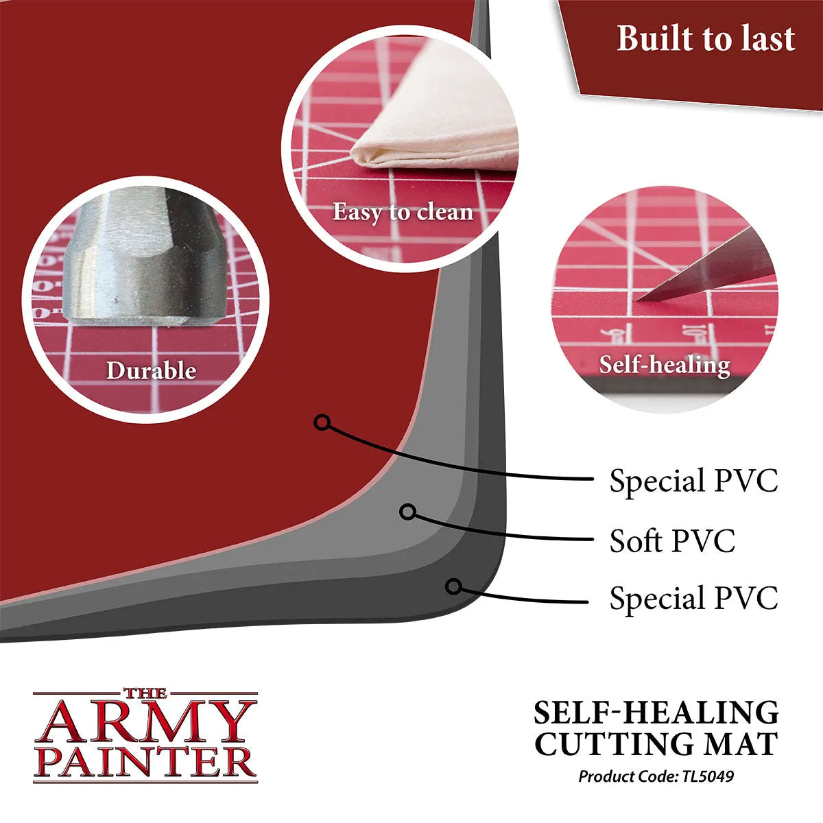 Army Painter Lõikematt - Self-healing Cutting mat-103 Miniature Gaming-Brain Games OÜ