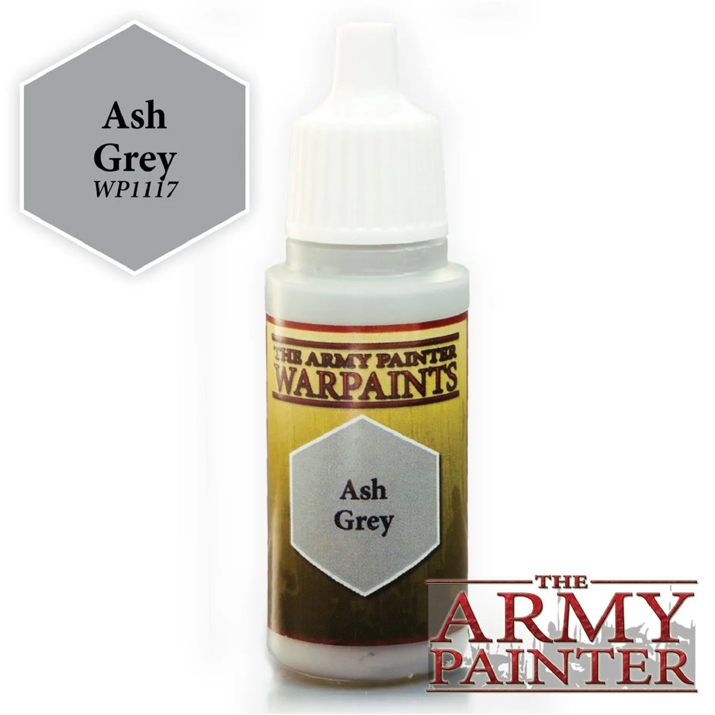 Army Painter Warpaint - Ash Grey-103 Miniature Gaming-Brain Games OÜ