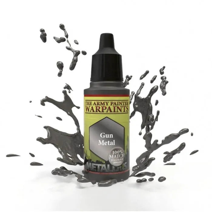 Army Painter Warpaint - Gun Metal-103 Miniature Gaming-Brain Games OÜ