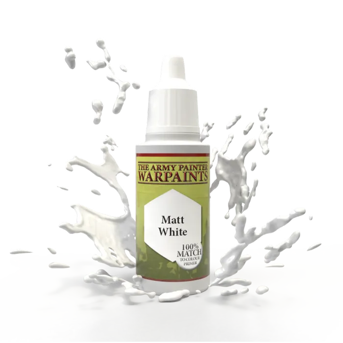 Army Painter Warpaint - Matt White-103 Miniature Gaming-Brain Games OÜ