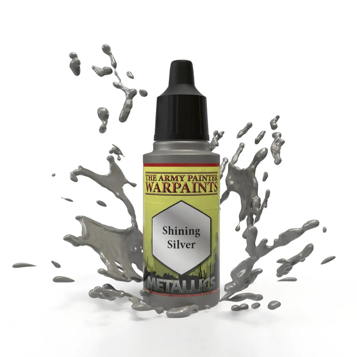 Army Painter Warpaint - Shining Silver-103 Miniature Gaming-Brain Games OÜ