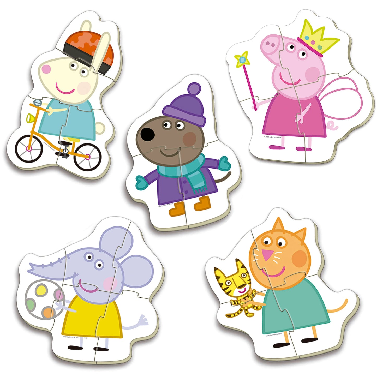Beebipusle "Peppa Pig"-w008 WHSX Jigsaw Puzzles-Brain Games OÜ