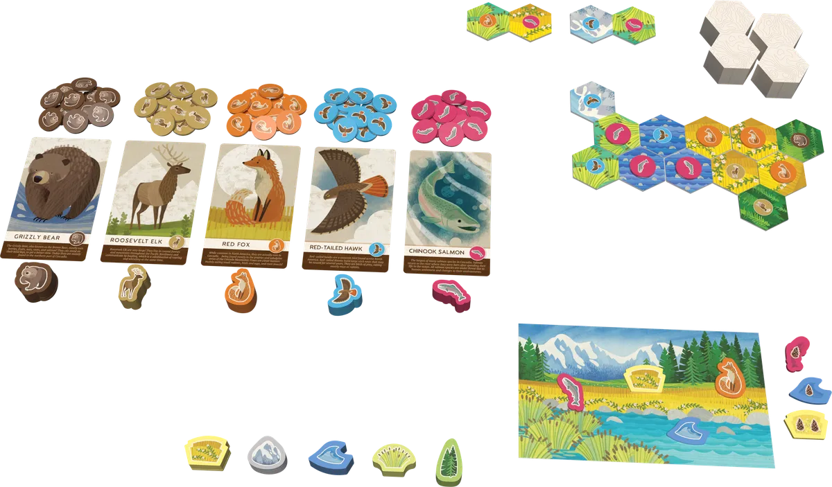 Cascadia Junior-001 Board / Card Games-Brain Games OÜ