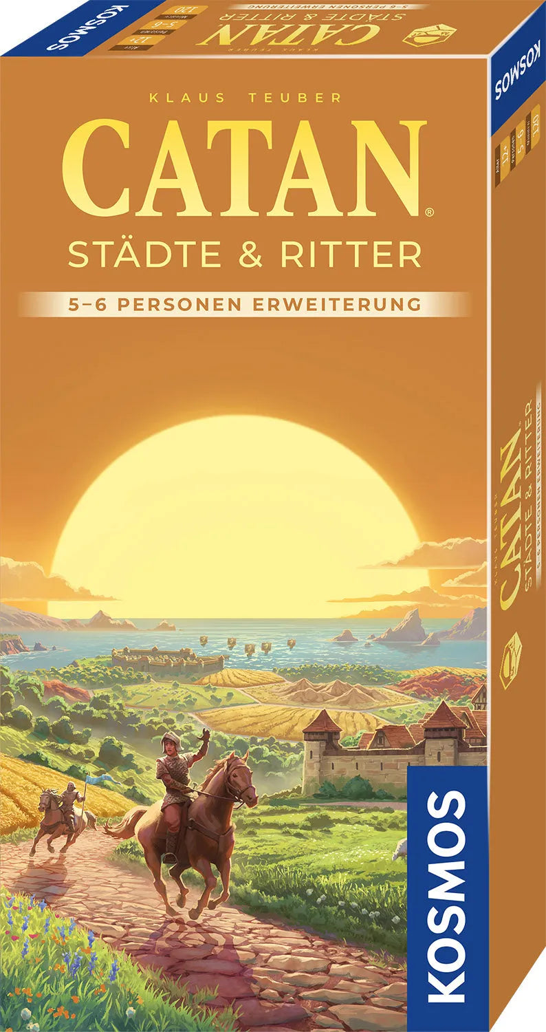 CATAN: Cities & Knights 5-6 players (saksakeelne)-101 Board / Card Games-Brain Games OÜ