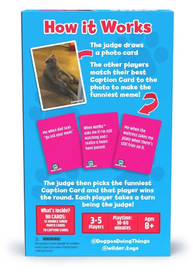 Cats Doing Things Meme Game-101 Board / Card Games-Brain Games OÜ