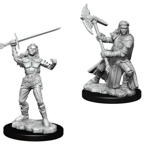 D&D Nolzur's Female Half-Orc Fighter miniatuurid-001 Board / Card Games-Brain Games OÜ
