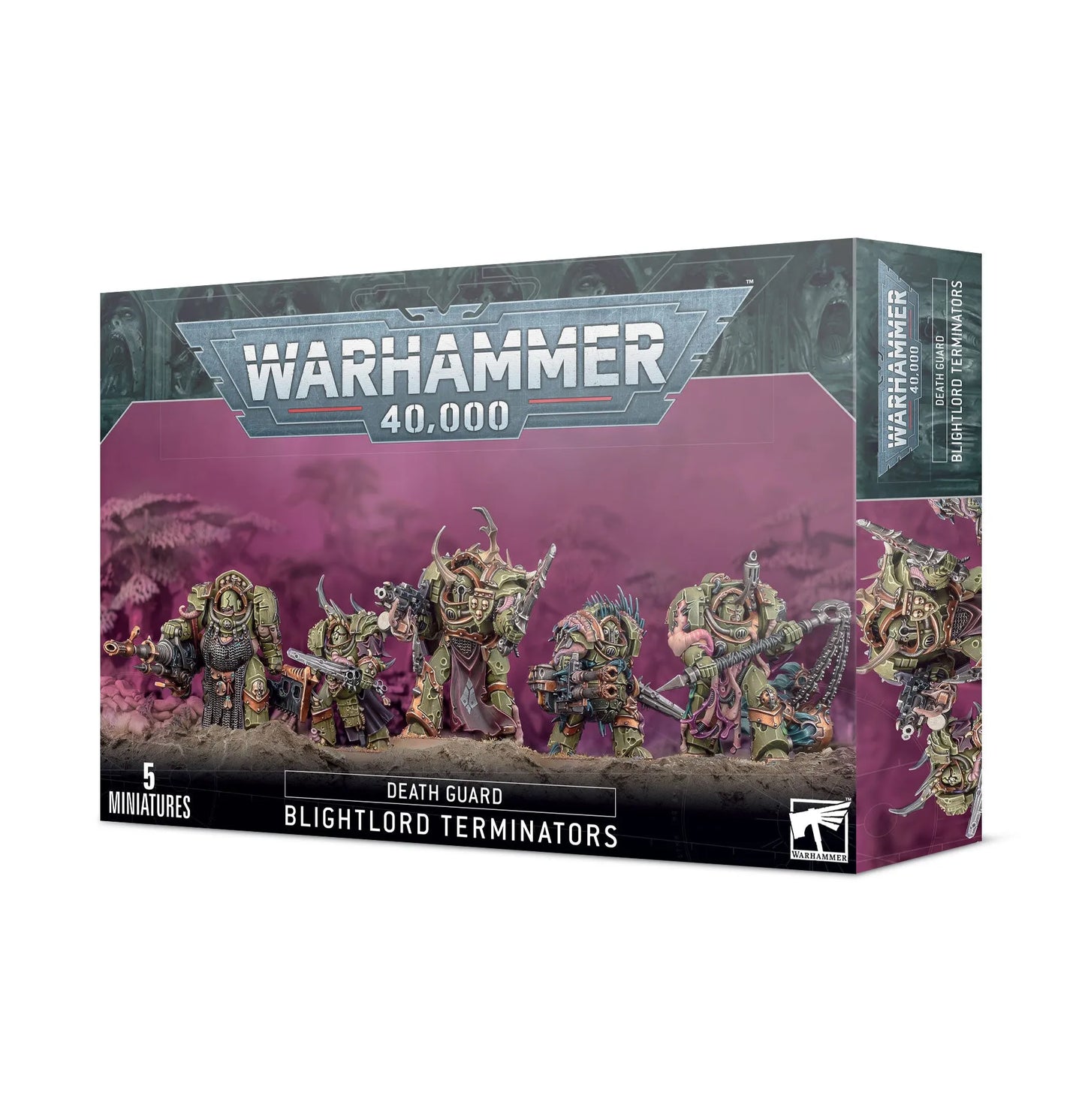Death Guard: Blightlord Terminators-003 Miniature Gaming-Brain Games OÜ