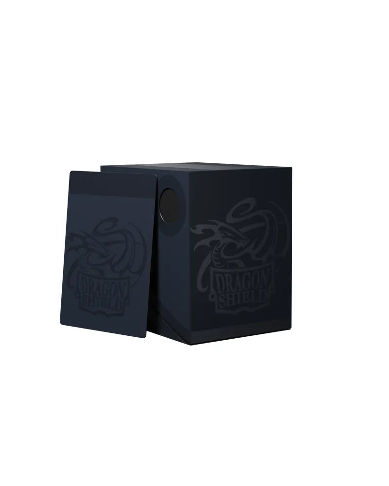Double Shell "Midnight Blue/Black" Deck Box-004 Accessories-Brain Games OÜ