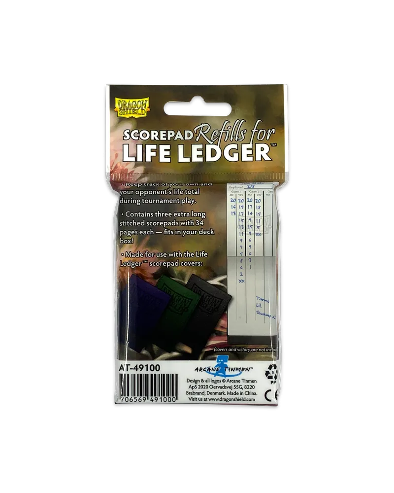 Dragon Shield Life Ledger Refills-Strateegiamängud-Brain Games OÜ