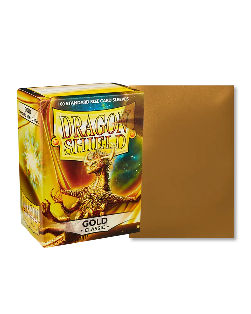 Dragon Shield sleeves - Gold-004 Accessories-Brain Games OÜ