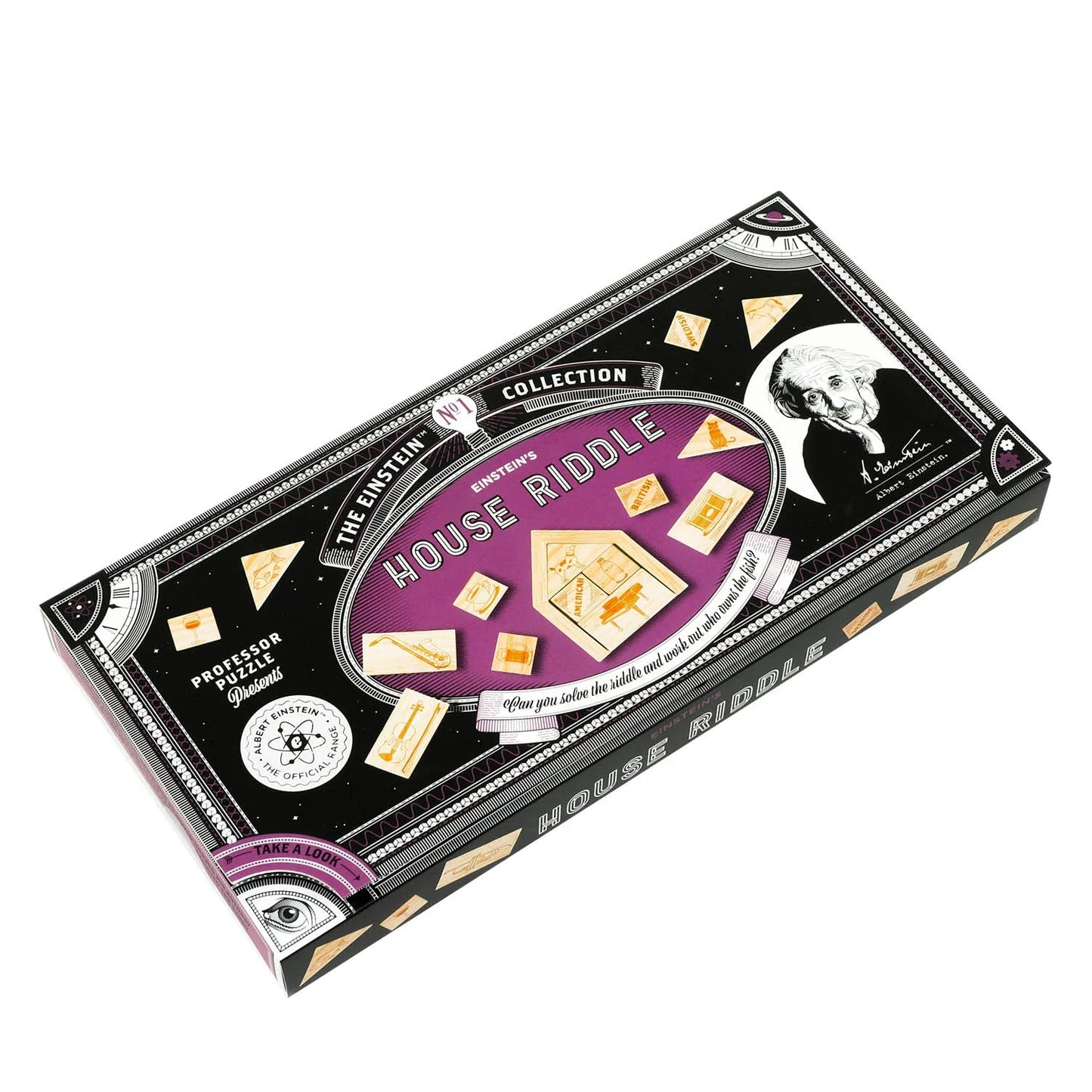 Einstein Collection: Einstein's House Riddle-w001 WHSX Board / Card Games-Brain Games OÜ
