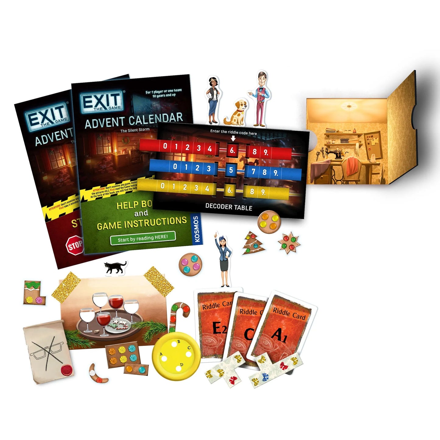 EXIT: Advent Calendar - The Silent Storm-w001 WHSX Board / Card Games-Brain Games OÜ