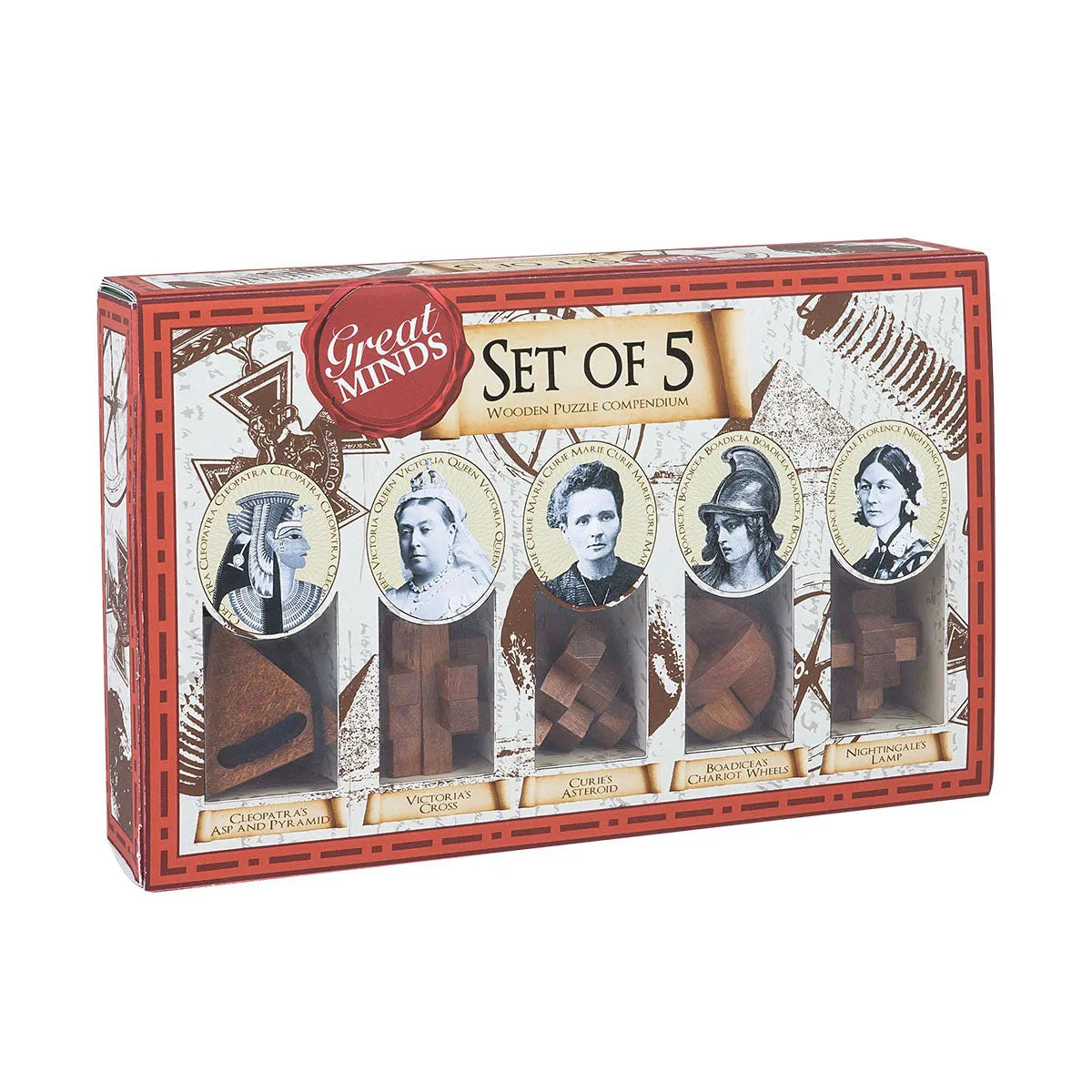 Great Minds: Women's Set of 5-w011 WHSX Creativity & Brain Teasers-Brain Games OÜ
