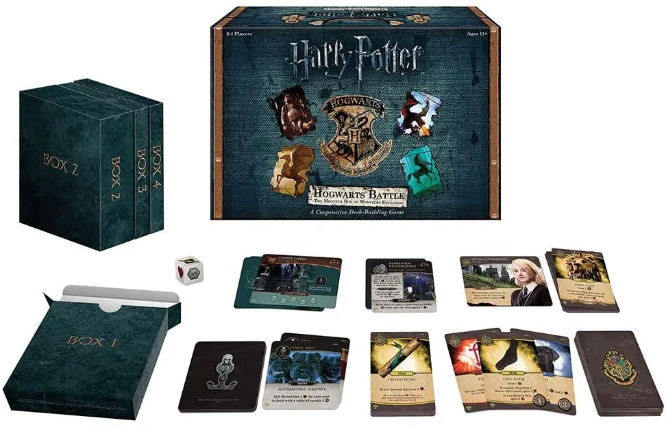 Harry Potter: Hogwarts Battle - The Monster Box of Monsters Expansion-001 Board / Card Games-Brain Games OÜ