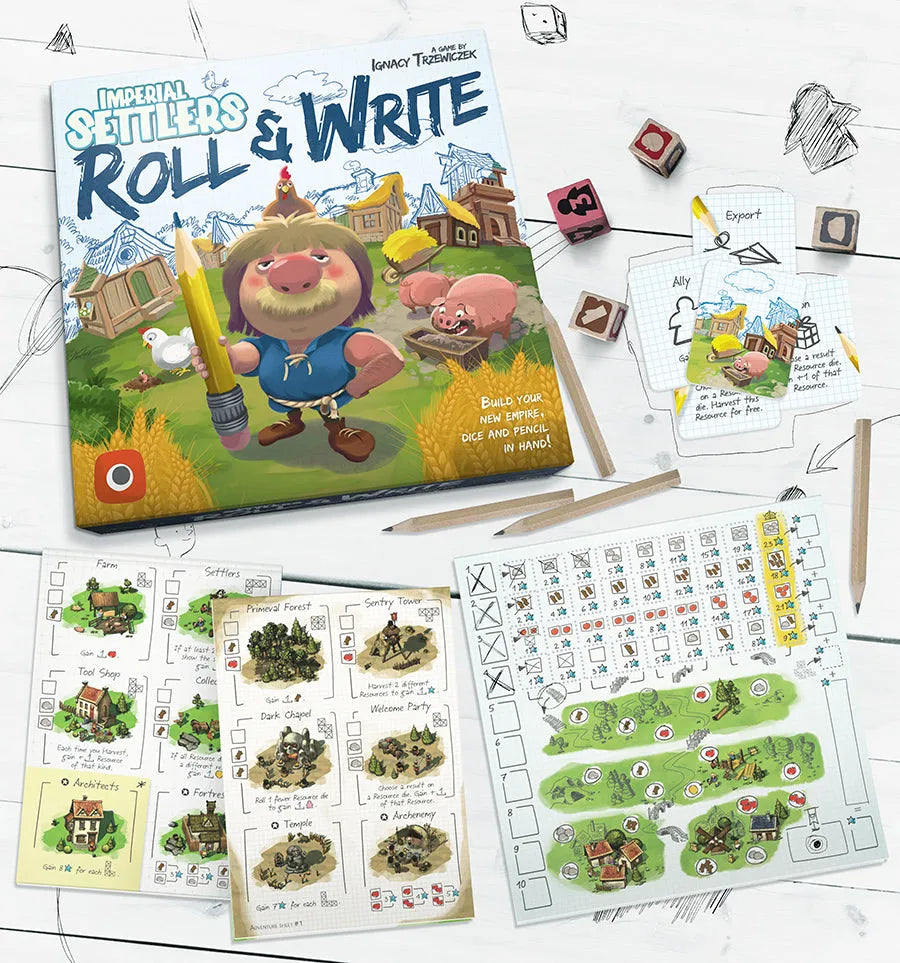 Imperial Settlers: Roll & Write-001 Board / Card Games-Brain Games OÜ
