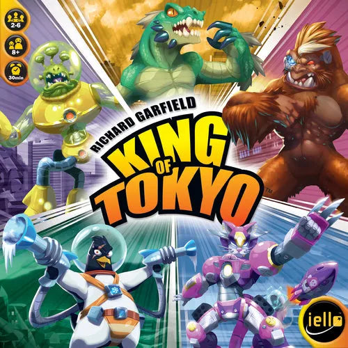 King of Tokyo (2016)-w001 WHSX Board / Card Games-Brain Games OÜ