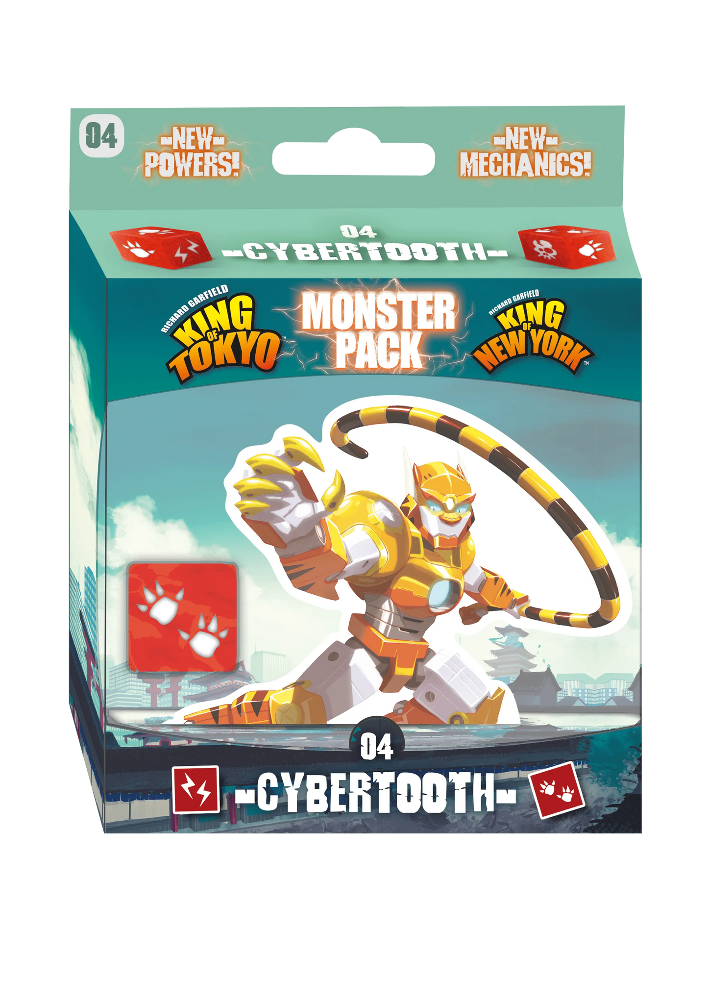 King of Tokyo: Monster Pack - Cybertooth-w001 WHSX Board / Card Games-Brain Games OÜ