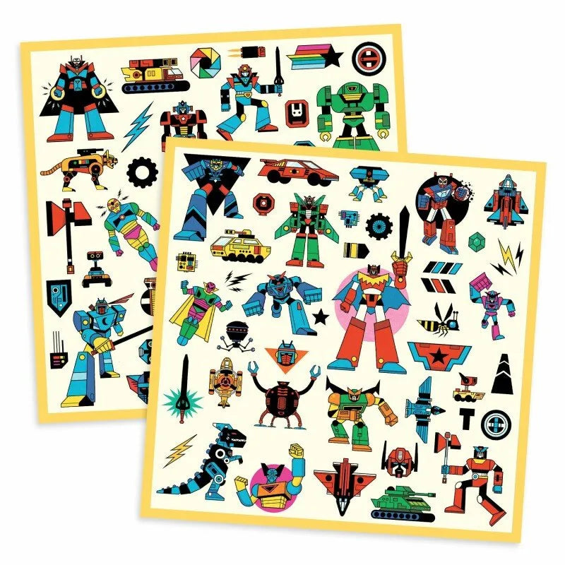 Kleebised "Robots"-010 Toys-Brain Games OÜ