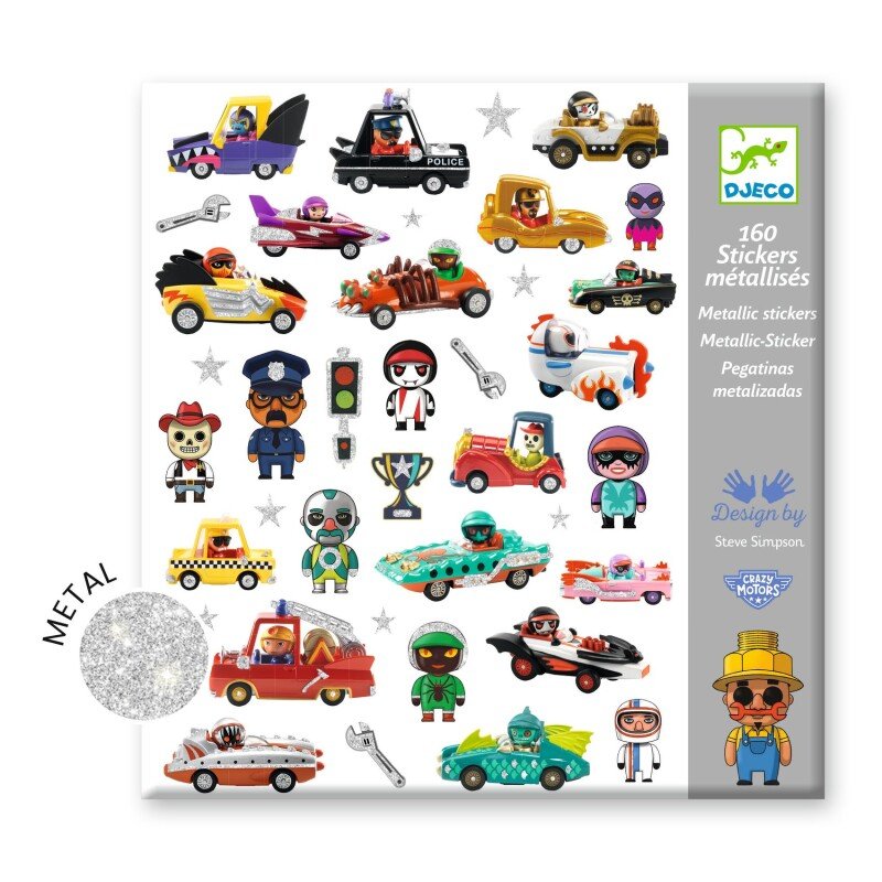 Kleebised "The world of Crazy Motors"