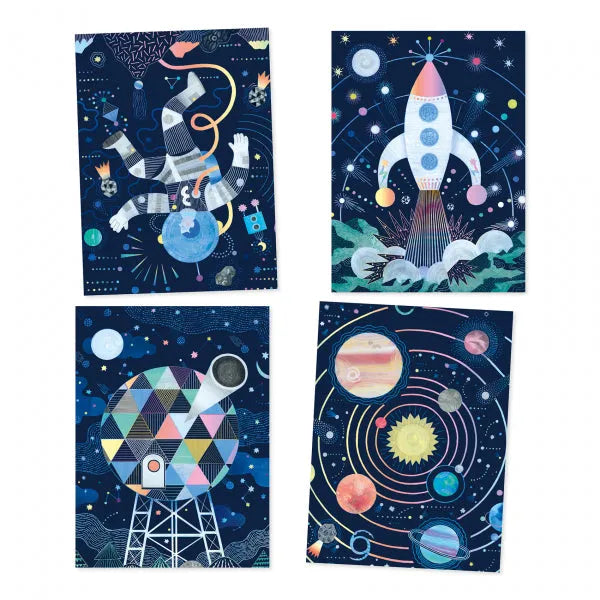 Kraapimispildid "Cosmic mission"-010 Toys-Brain Games OÜ