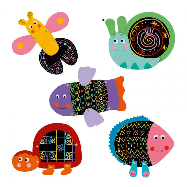 Kraapimispildid "Funny animals"-Lastemängud-Brain Games OÜ