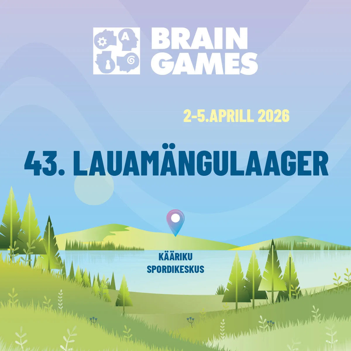 Lauamängulaager - päevapiletid (osalemine majutuseta)-Kampaania-Brain Games OÜ