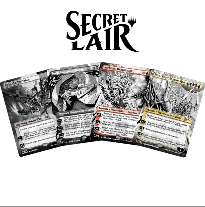 Magic The Gathering: Secret Lair - Borderless Planeswalkers-001 Board / Card Games-Brain Games OÜ
