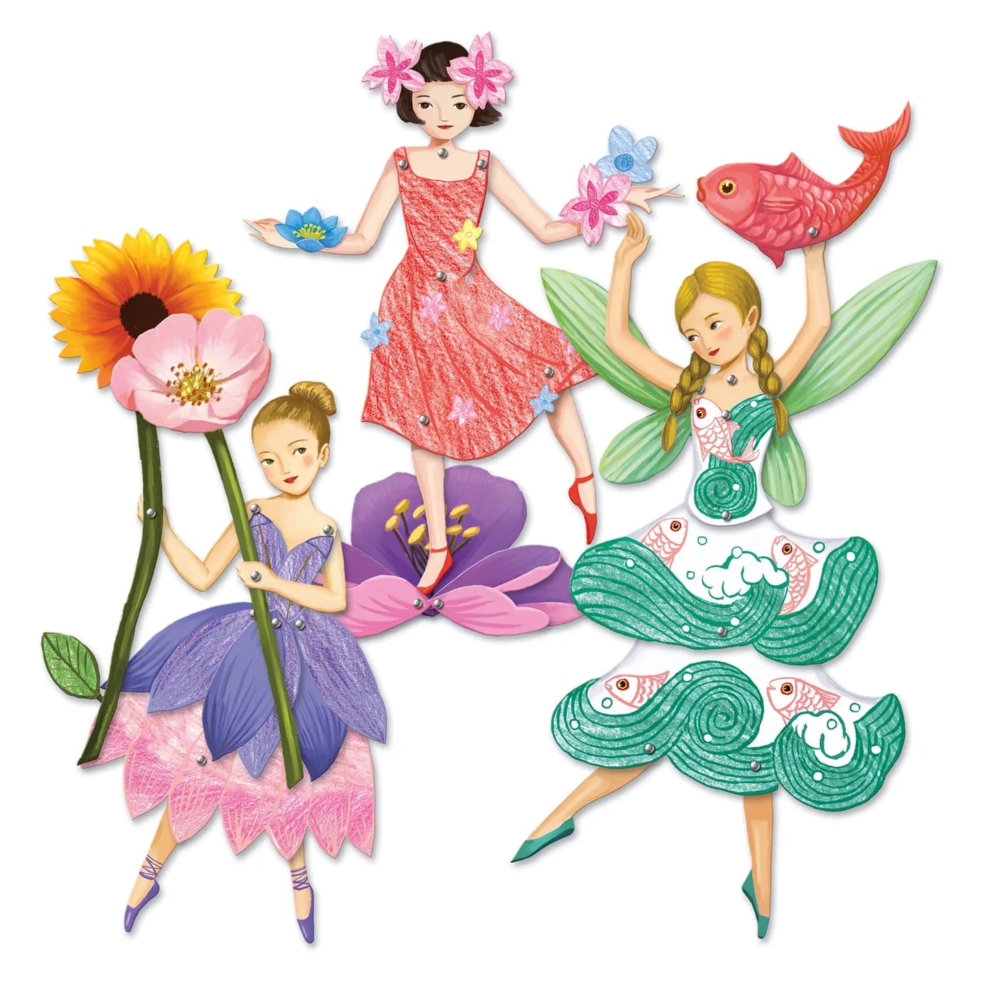 Meisterdamiskomplekt "Fairies"-Lastemängud-Brain Games OÜ