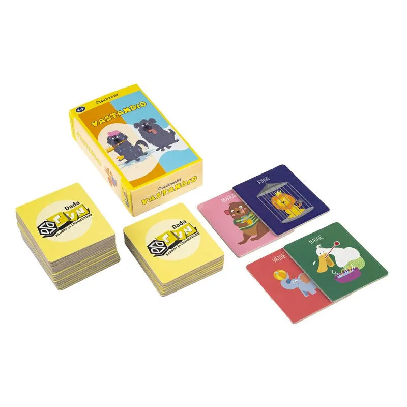 Õppekaardid Vastandid-Lastemängud-Brain Games OÜ