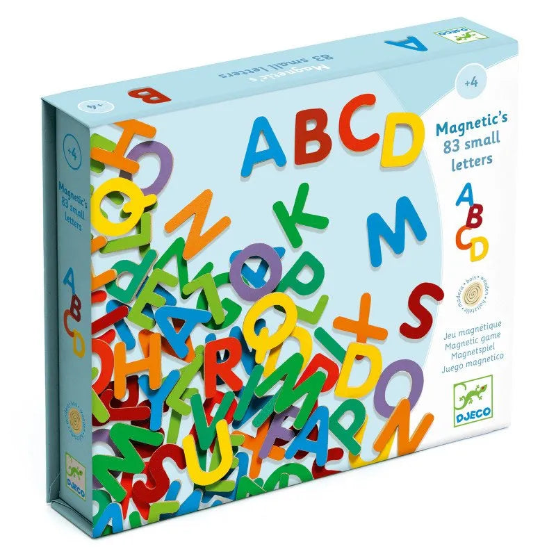 Puidust magnetid "83 small letters"-010 Toys-Brain Games OÜ