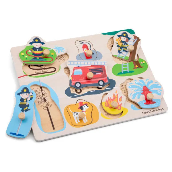 Puidust pusle "Fire Brigade" 8 tk-Pusled-Brain Games OÜ