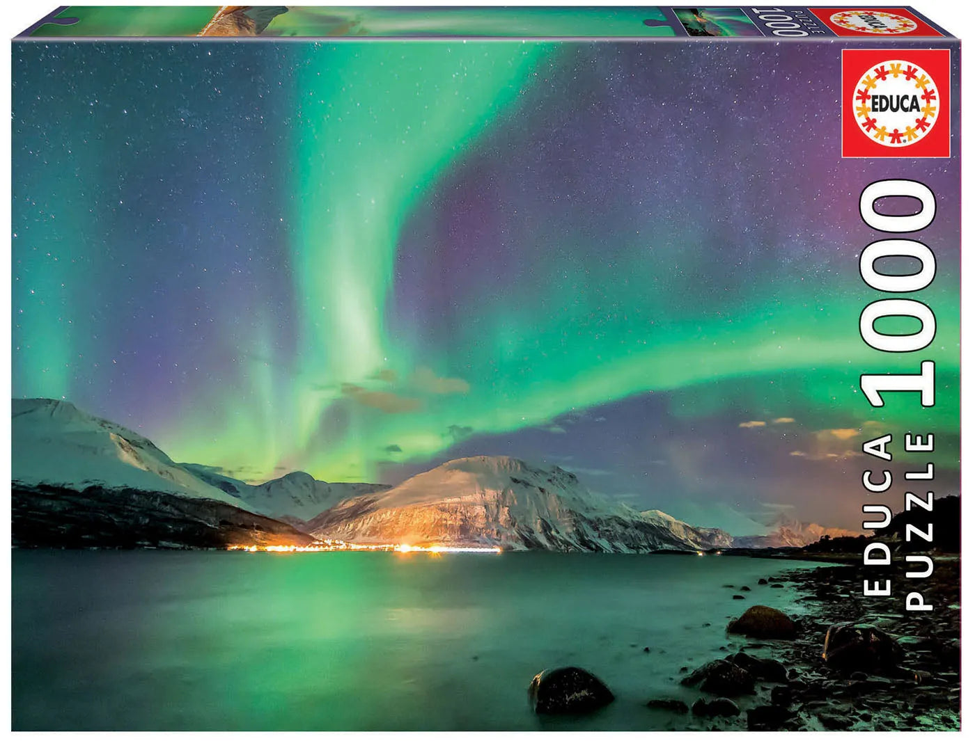 Pusle "Aurora Borealis" 1000 tk-w008 WHSX Jigsaw Puzzles-Brain Games OÜ