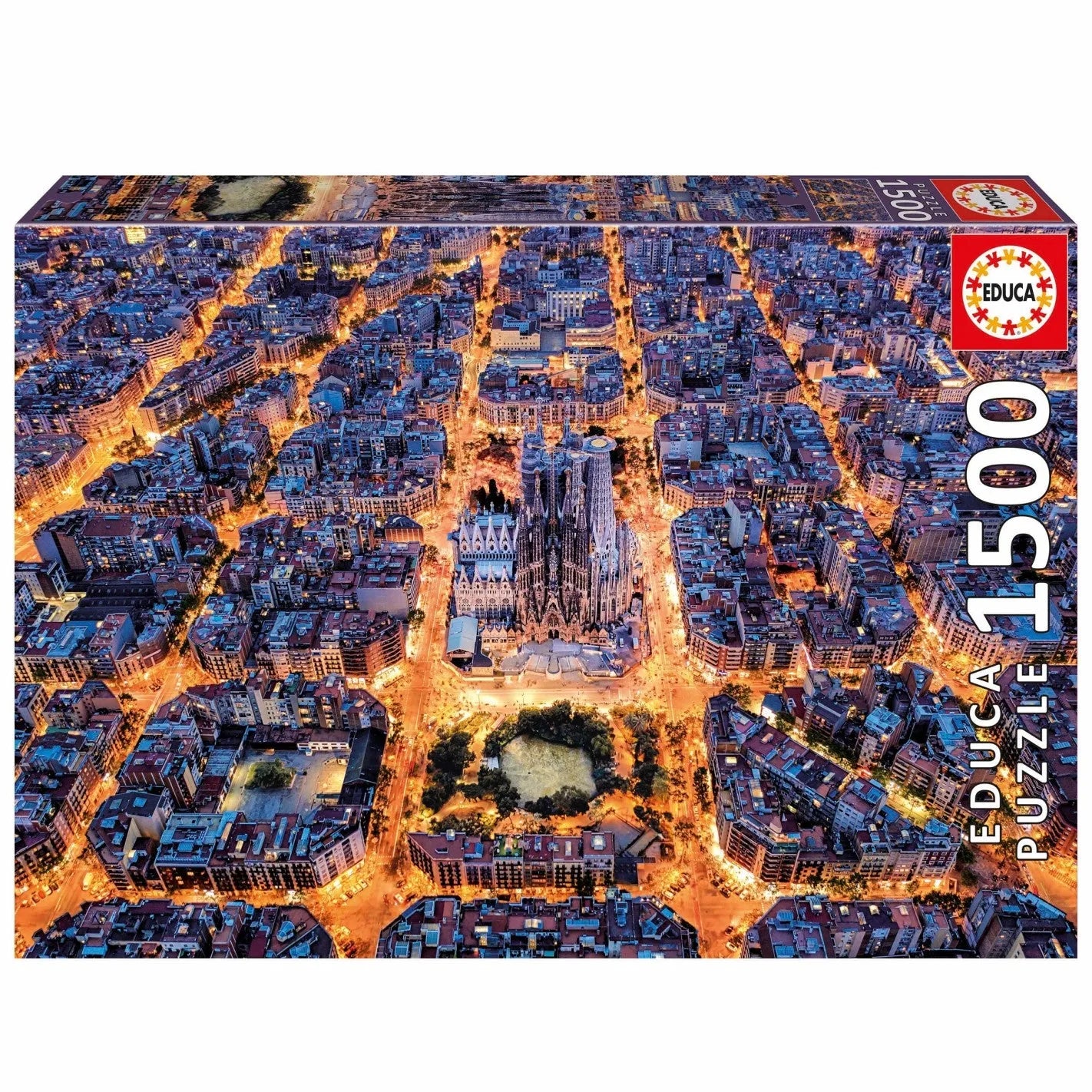Pusle "Barcelona" 1500 tk-w008 WHSX Jigsaw Puzzles-Brain Games OÜ