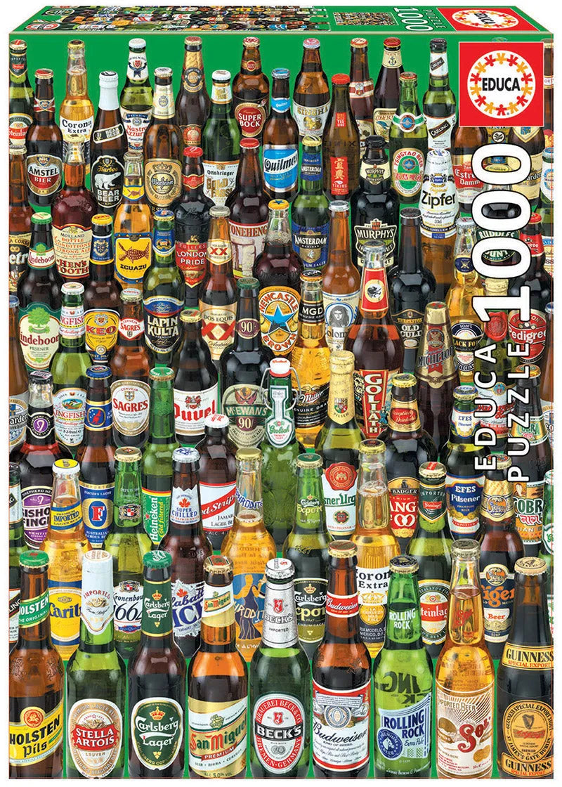 Pusle "Beers" 1000 tk-w008 WHSX Jigsaw Puzzles-Brain Games OÜ