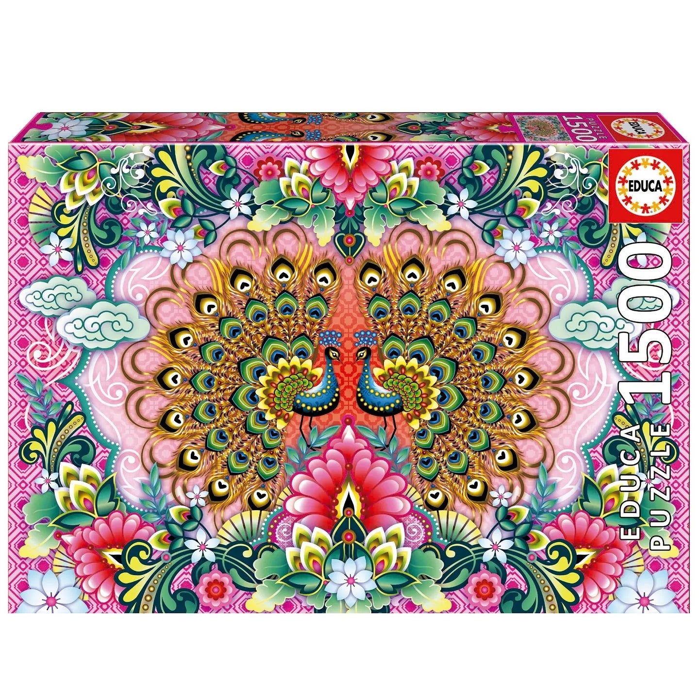 Pusle "Bengal peacocks" 1500 tk-w008 WHSX Jigsaw Puzzles-Brain Games OÜ