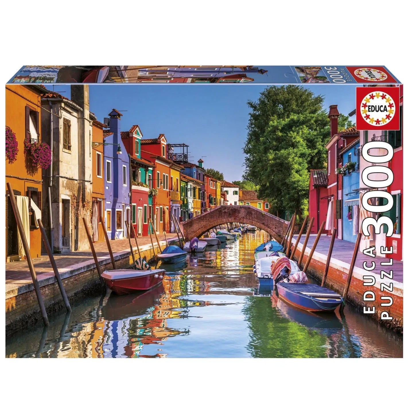 Pusle "Burano, Italy" 3000 tk-W008 - Jigsaw Puzzles-Brain Games OÜ