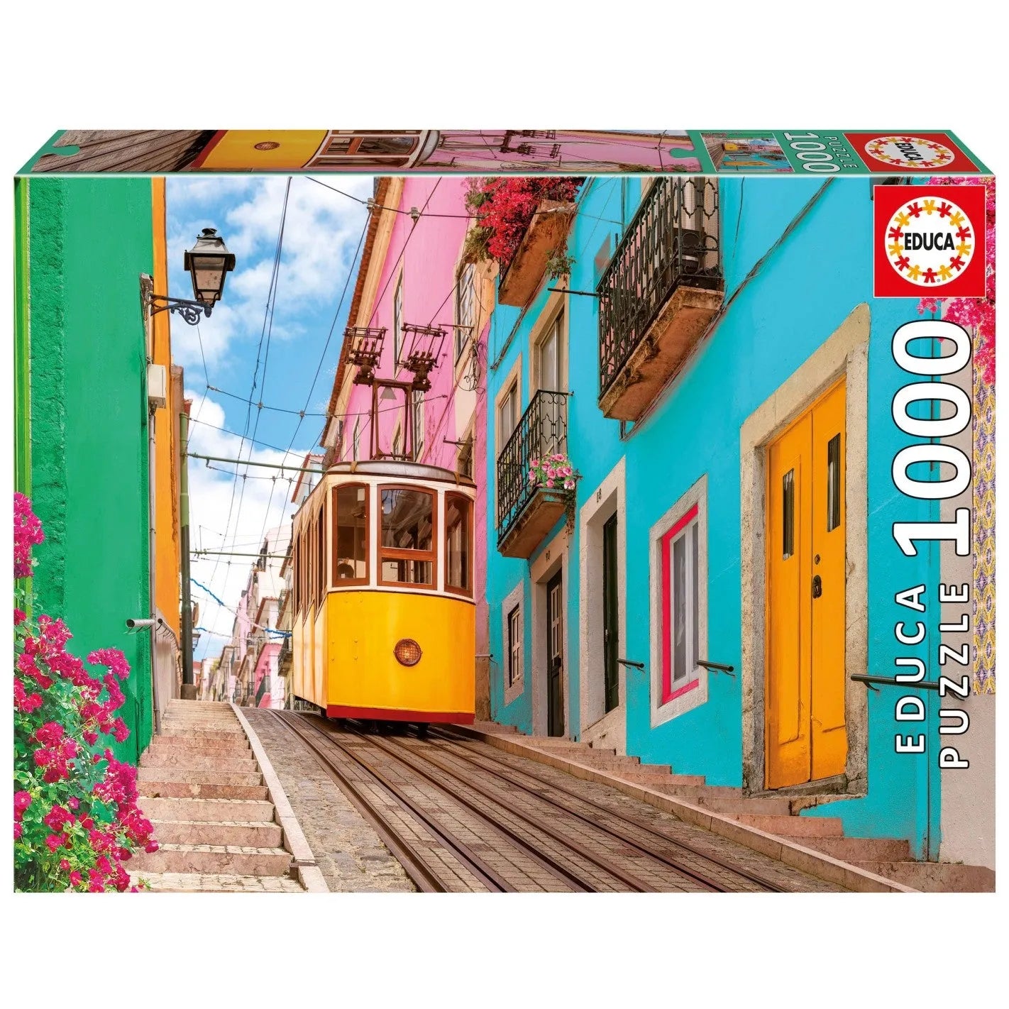 Pusle "Colourful Lisbon" 1000 tk-W008 - Jigsaw Puzzles-Brain Games OÜ