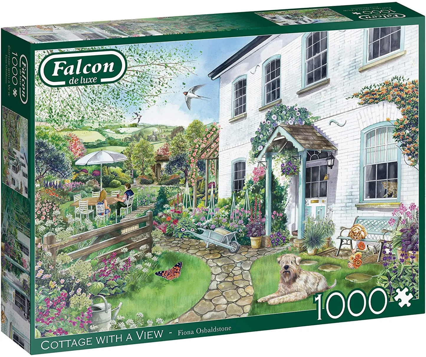 Pusle "Cottage with a View" 1000 tk-108 Jigsaw Puzzles-Brain Games OÜ