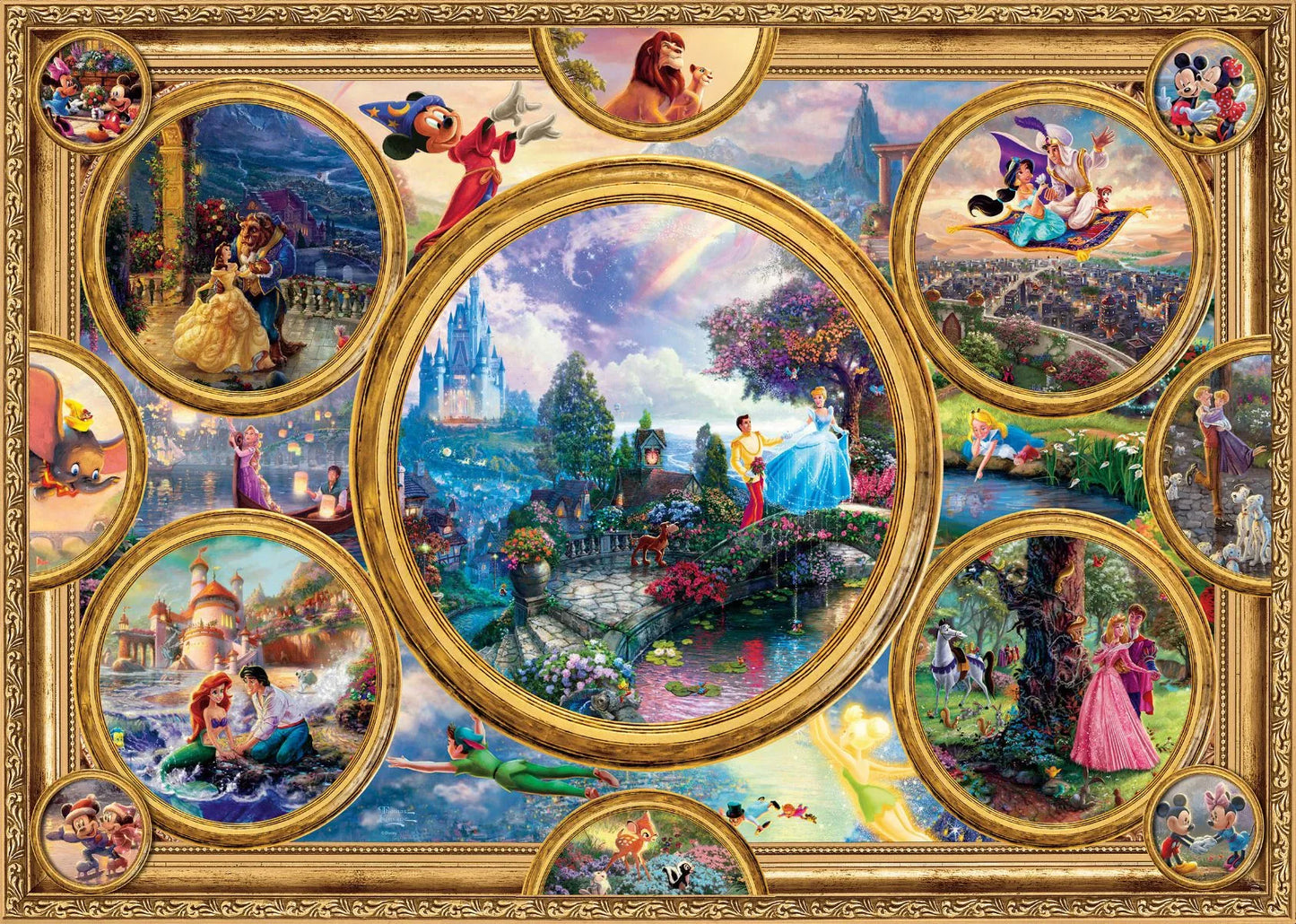 Pusle "Disney Dreams Collection" 2000 tk-w008 WHSX Jigsaw Puzzles-Brain Games OÜ