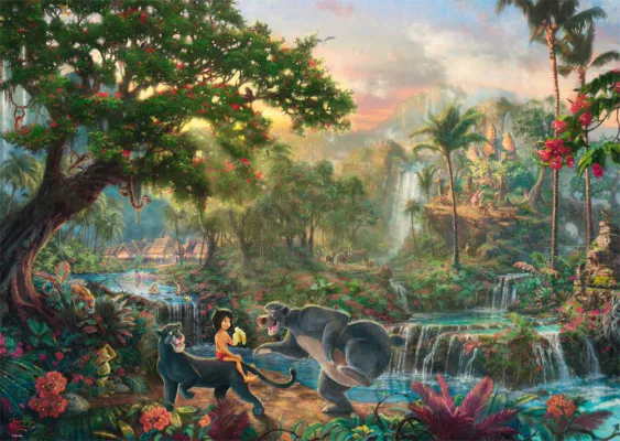 Pusle "Disney, The Jungle Book" 1000 tk-w008 WHSX Jigsaw Puzzles-Brain Games OÜ
