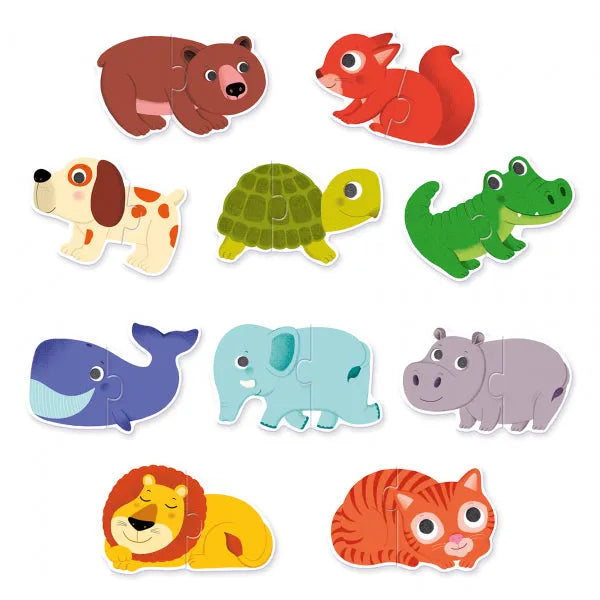 Pusle Duo "Animals" 20 tk-011 Creativity & Brain Teasers-Brain Games OÜ