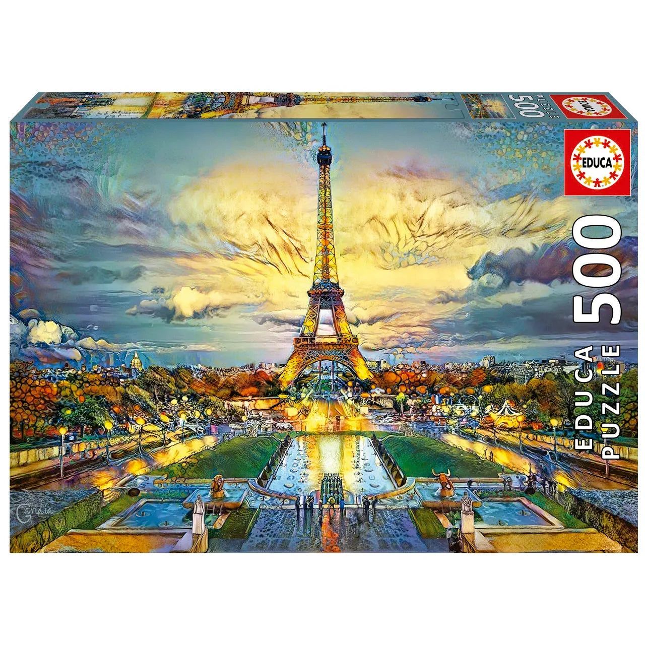 Pusle "Eiffel Tower" 500 tk-w008 WHSX Jigsaw Puzzles-Brain Games OÜ