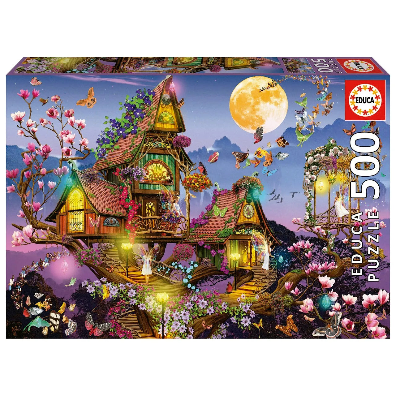 Pusle "Fairy House" 500 tk-w008 WHSX Jigsaw Puzzles-Brain Games OÜ