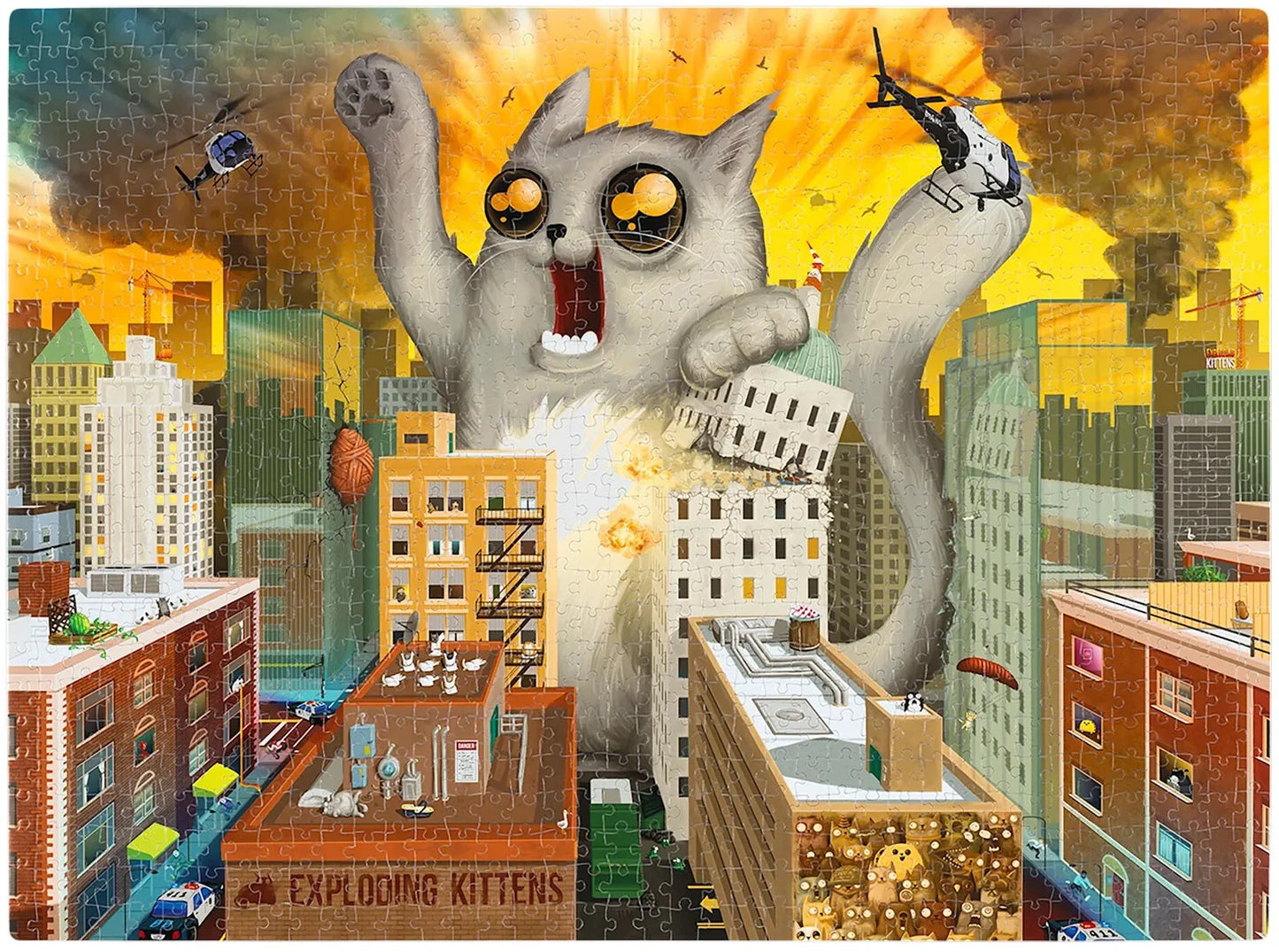 Pusle "Feline of Unusual Size" 1000 tk-w008 WHSX Jigsaw Puzzles-Brain Games OÜ