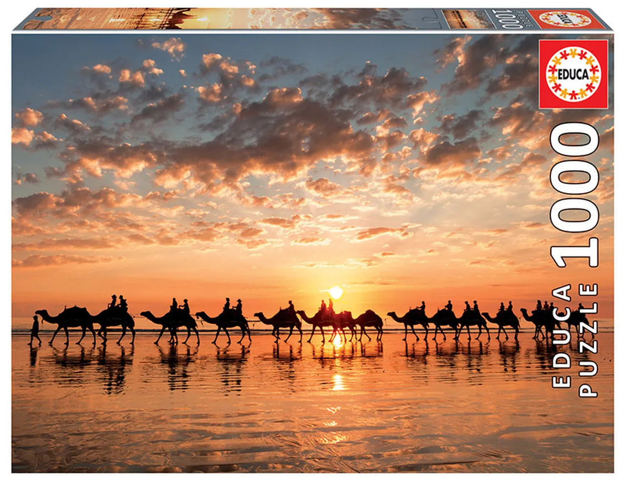 Pusle "Golden Sunset on Cable beach" 1000 tk-w008 WHSX Jigsaw Puzzles-Brain Games OÜ